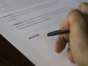 Signing Rental Agreement